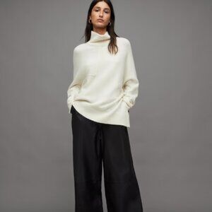 AllSaints Lock Roll Neck Relaxed Fit Sweater